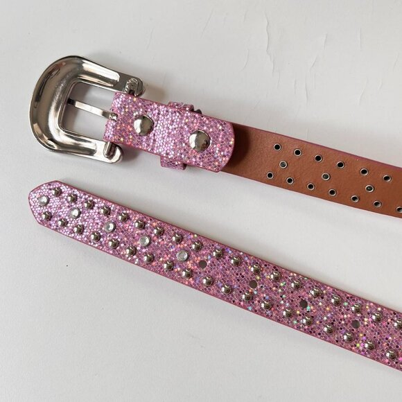 glitter studded belt from boot barn, 36” width not including buckle ?